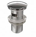 Full Cover SLOTTED Basin Sink Waste Mushroom Dome Click Clack Chrome Luxury-0