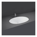 RAK Rosa Inset Undermount Countertop Basin - 570mm Wide - 0 TH - Alpine White