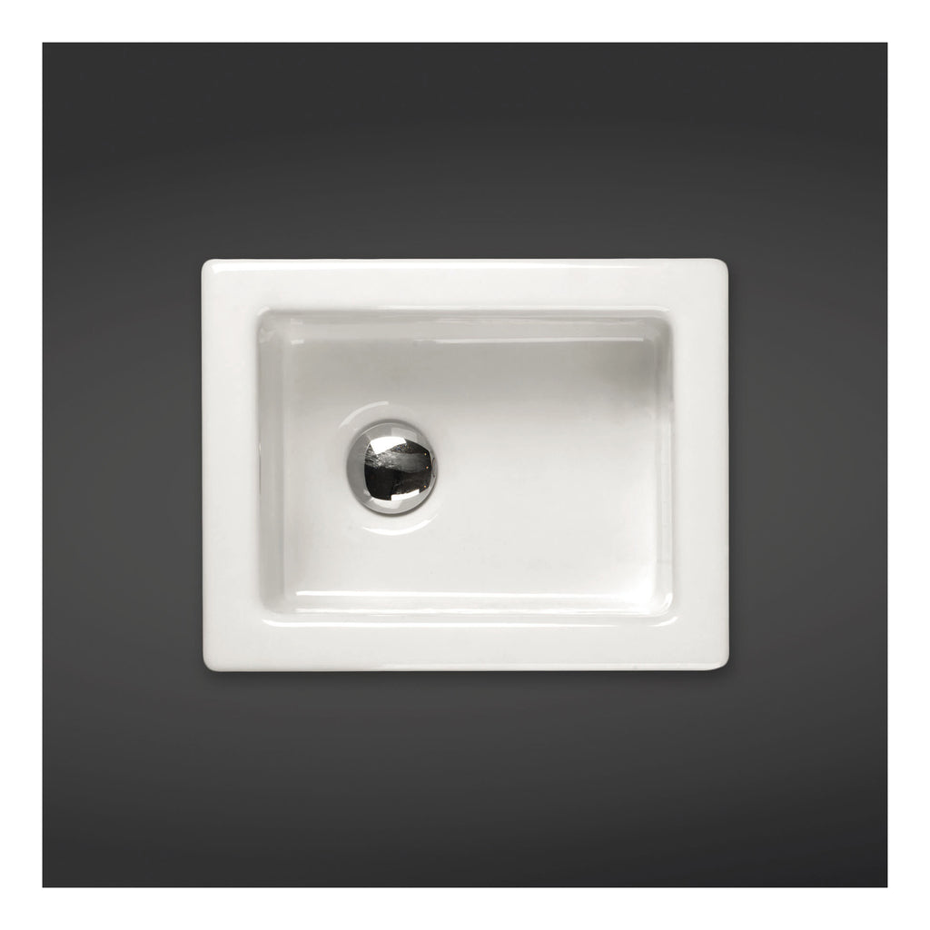 RAK Laboratory 1.0 Bowl Belfast Kitchen Sink - 360mm Wide - Alpine White