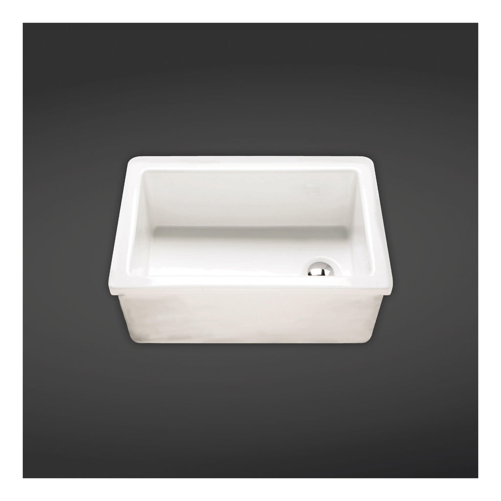 RAK Laboratory 1.0 Bowl Belfast Kitchen Sink - 460mm Wide - Alpine White