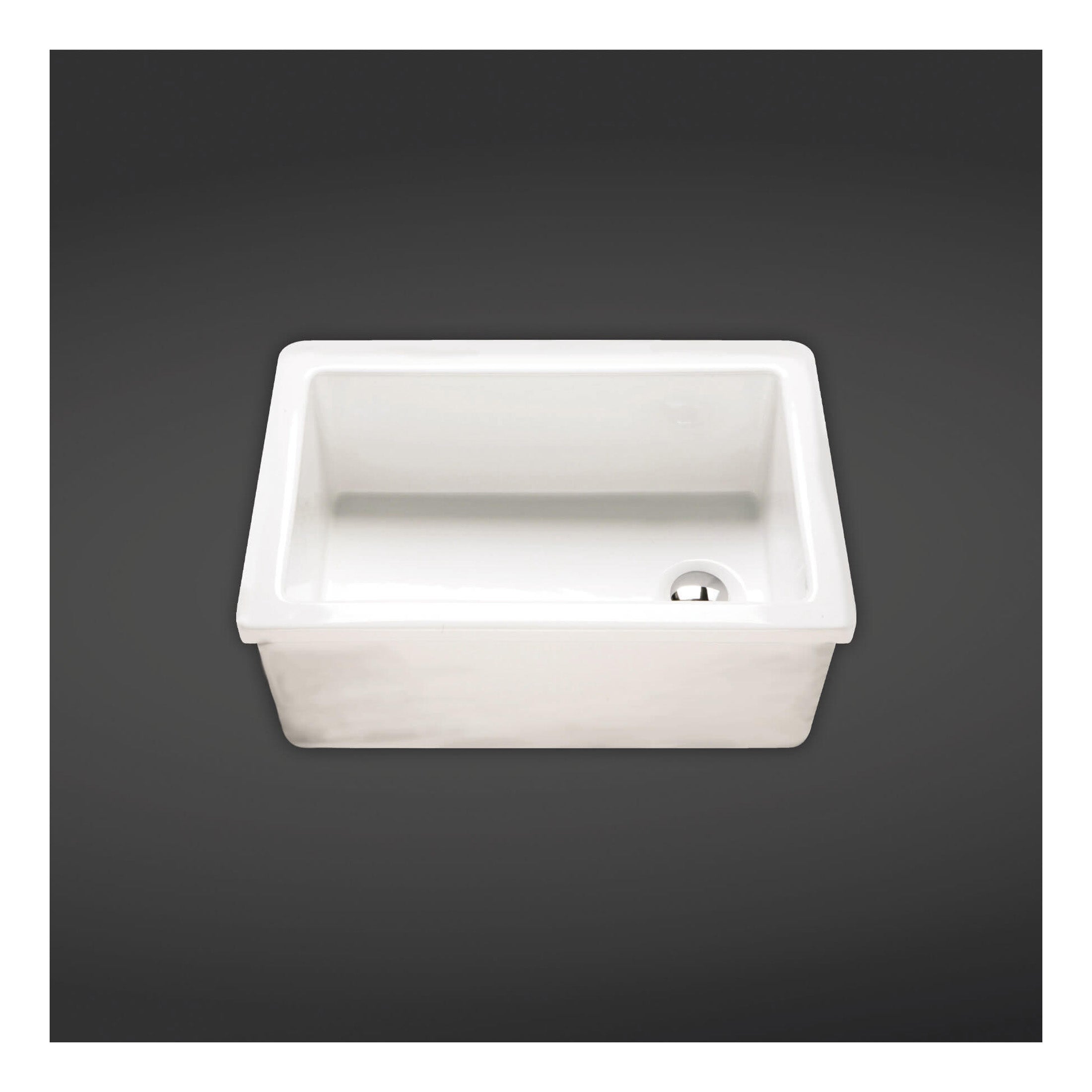 RAK Laboratory 1.0 Bowl Belfast Kitchen Sink - 460mm Wide - Alpine White