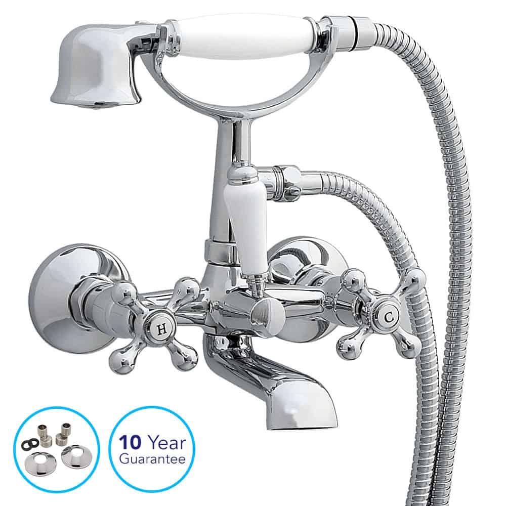 Sterling Wall Mounted Bath Shower Mixer Tap-0