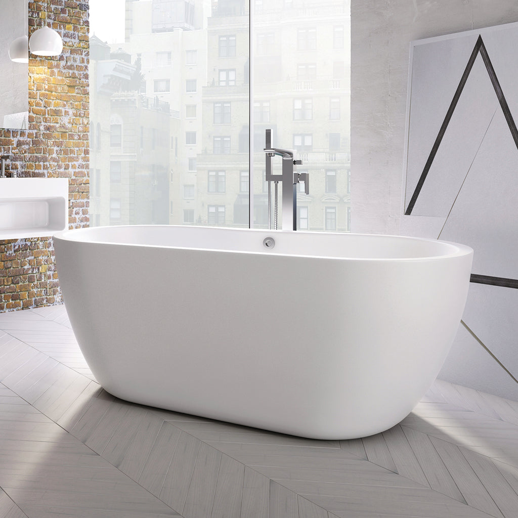 Scudo Onyx 1655mm Freestanding Double Ended Bath