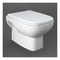 RAK Origin 62 Wall Hung Toilet And Urea Soft Close Seat - Alpine White