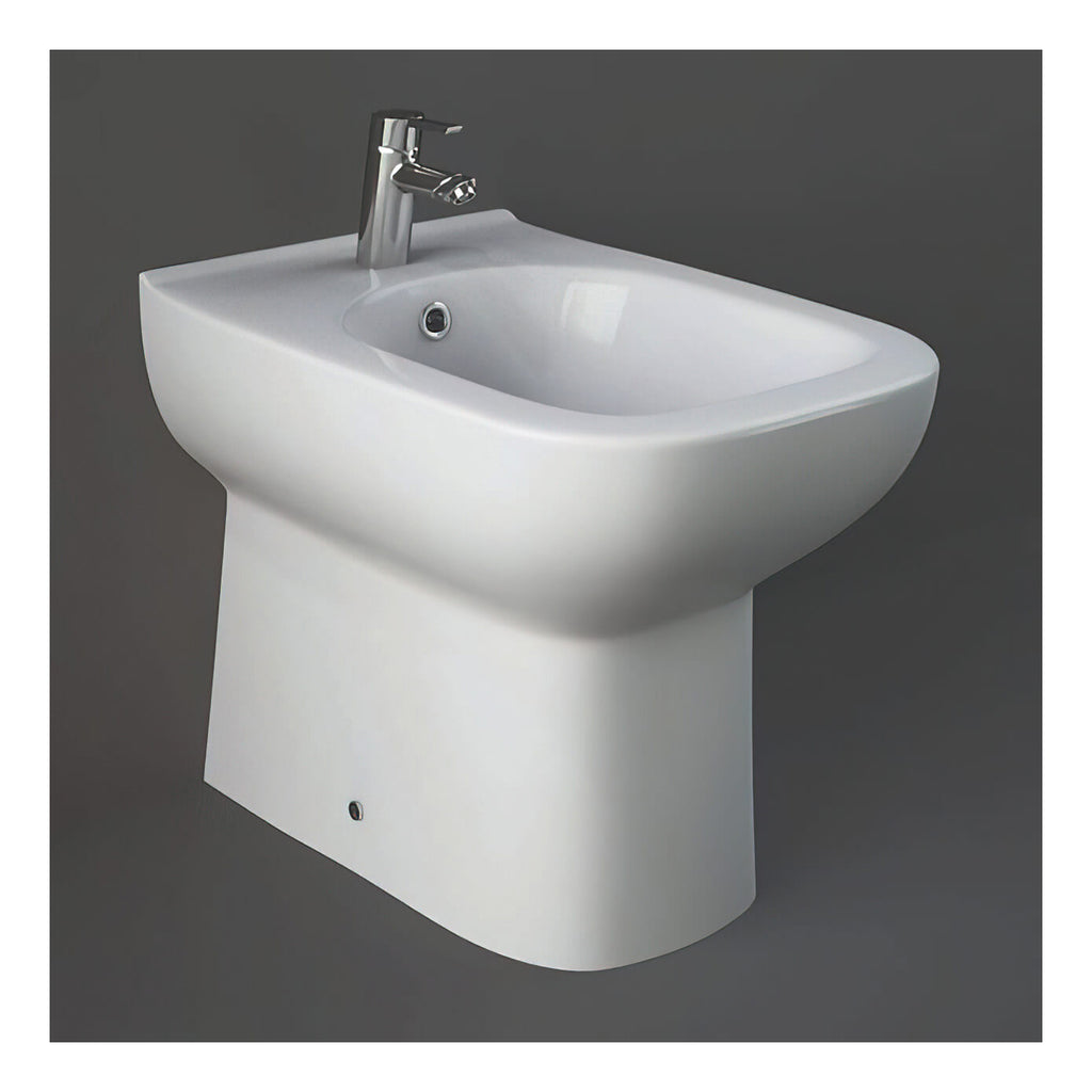 RAK Origin Back to Wall Bidet - 1 TH - Alpine White