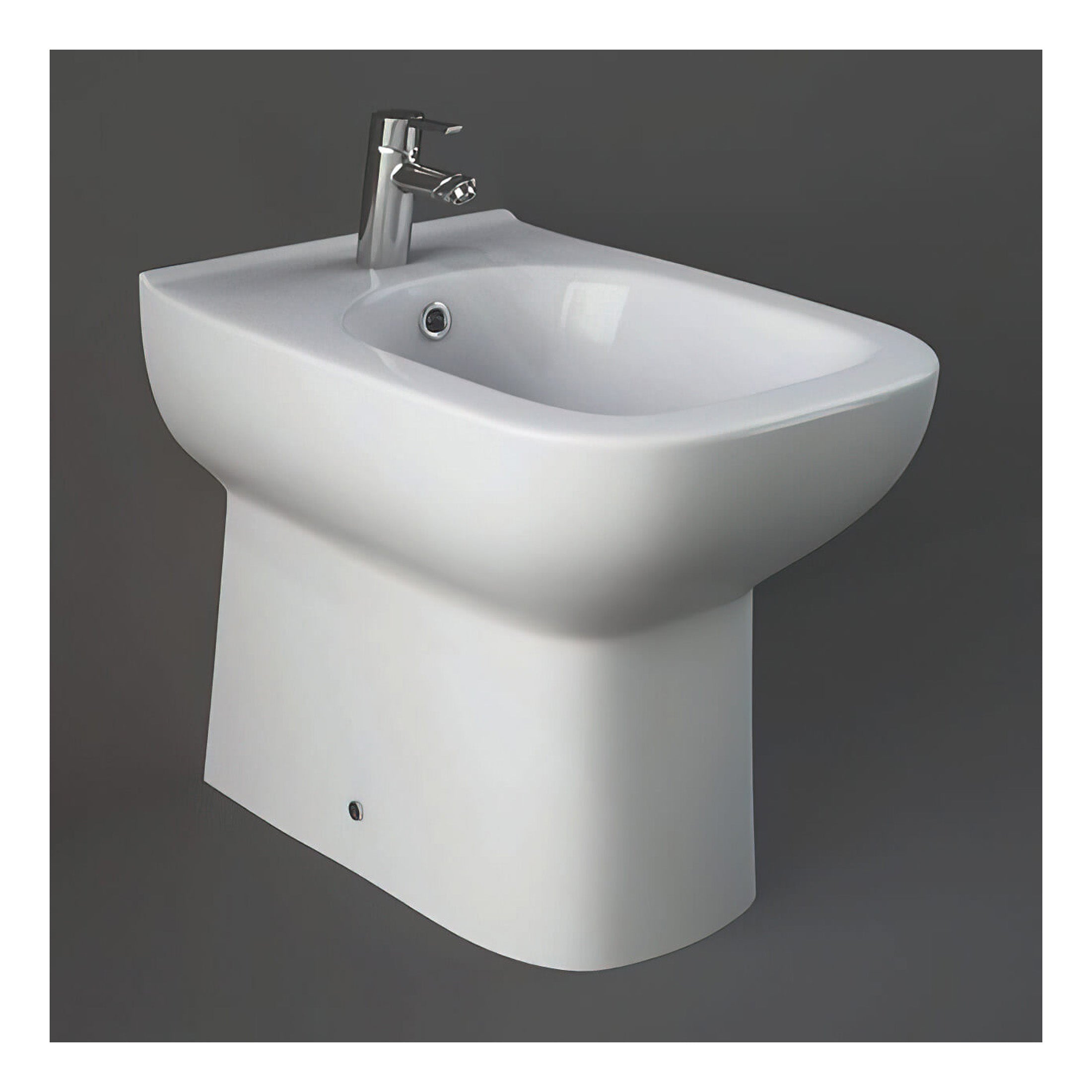 RAK Origin Back to Wall Bidet - 1 TH - Alpine White