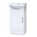 Gloss White 400mm Bathroom Vanity Basin Sink Unit-0