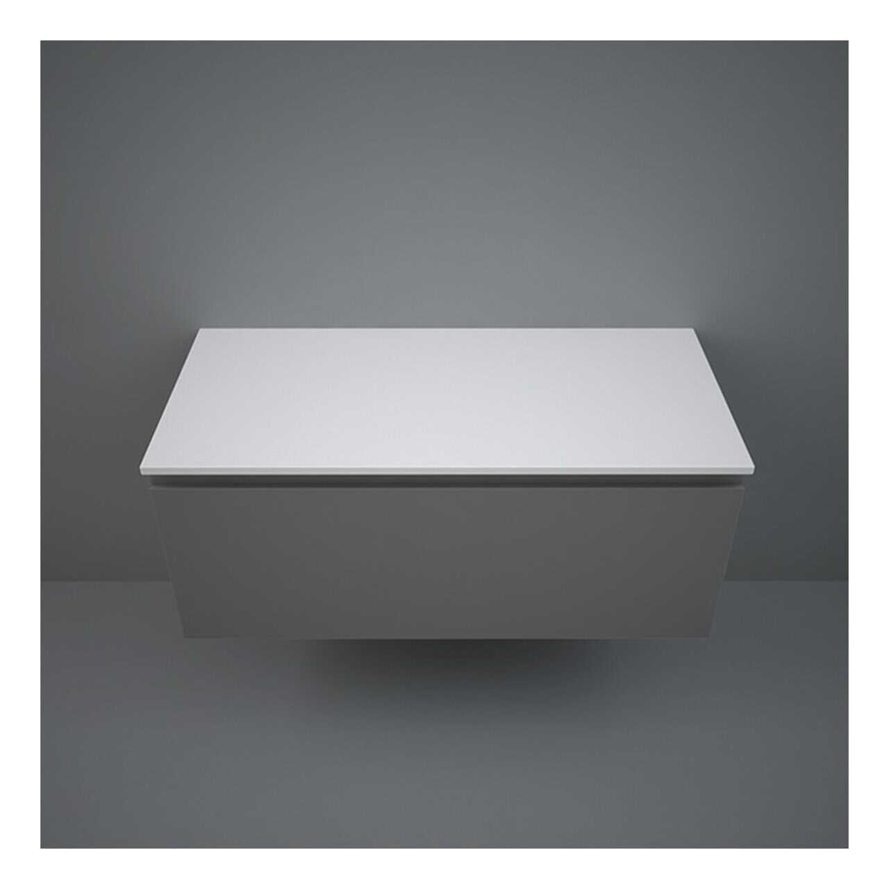 RAK Plano Solid Worktop - 1000mm Wide - Matt White