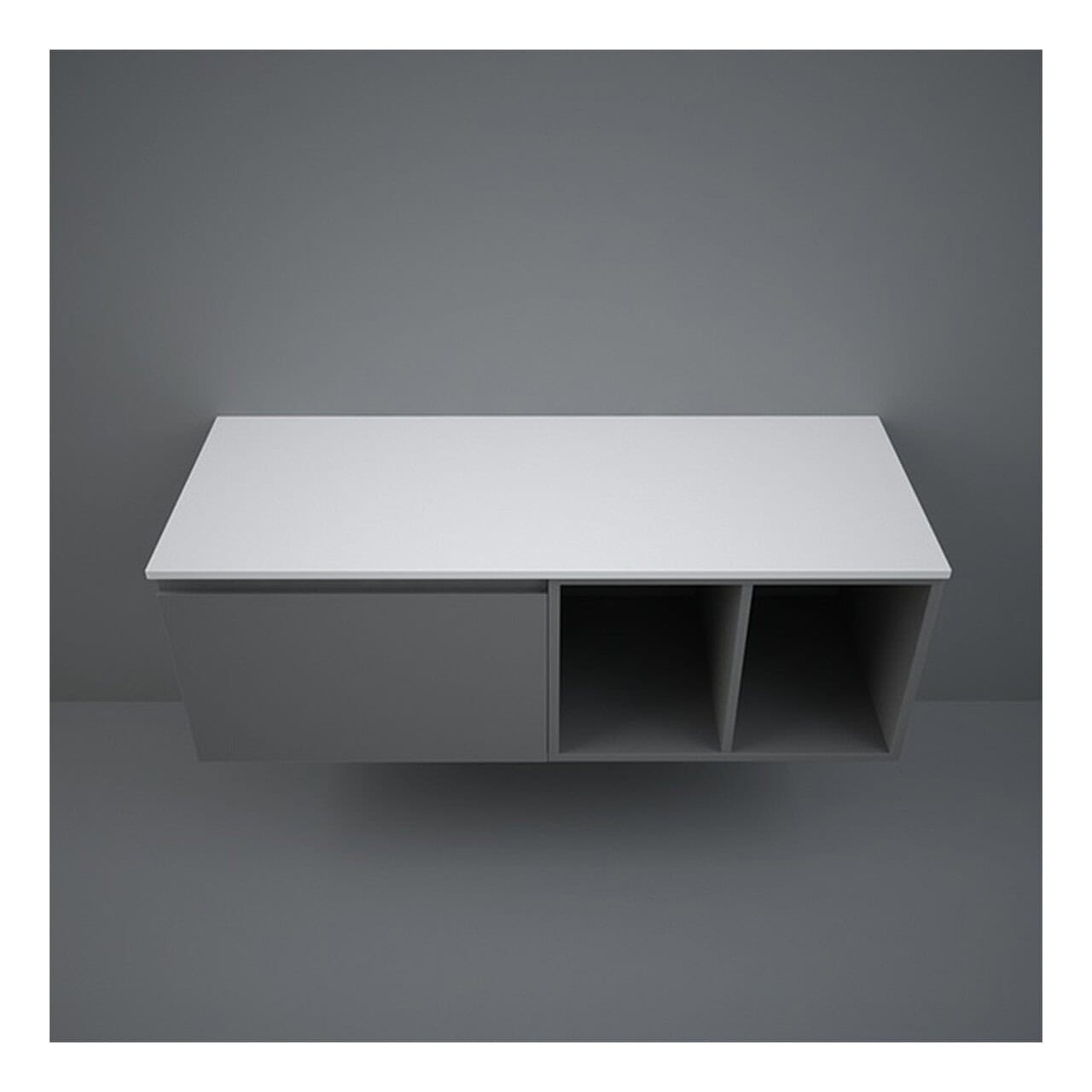 RAK Plano Solid Worktop - 1200mm Wide - Matt White