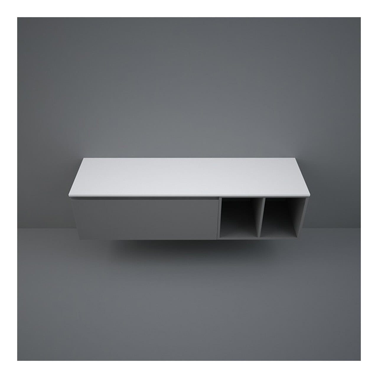 RAK Plano Solid Worktop - 1600mm Wide - Matt White