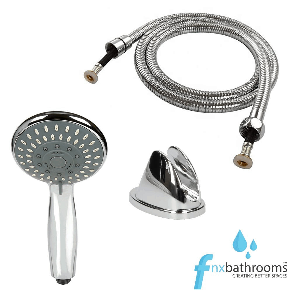 Replacement Shower Head, Shower Hose & Holder Set-0