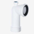 90° Bend WC Pan Connector (1¼" Adapter)