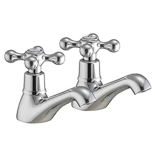 Traditional Victorian Design Hot and Cold Bath Taps-0