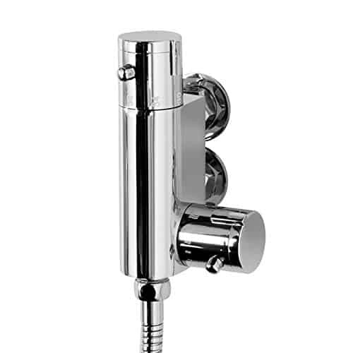 BIDET DOUCHE SHATTAF SPRAY KIT & THERMOSTATIC VALVE TAP BATHROOM BRASS-12228