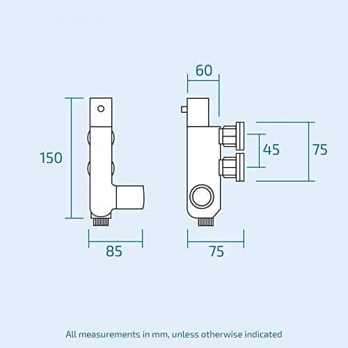 BIDET DOUCHE SHATTAF SPRAY KIT & THERMOSTATIC VALVE TAP BATHROOM BRASS-12224