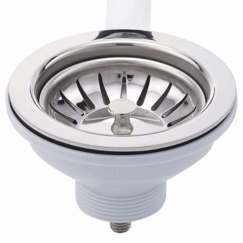 Alliance Kitchen Basket Strainer Waste & Metal Square Overflow -7191