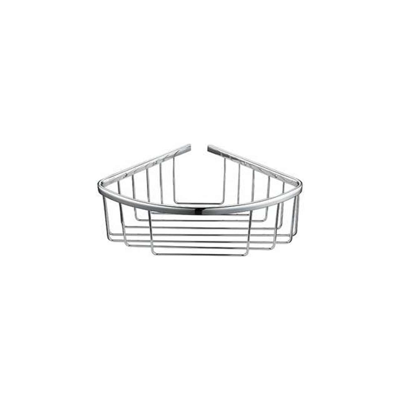 RAK Single Deep Corner Basket - Chrome