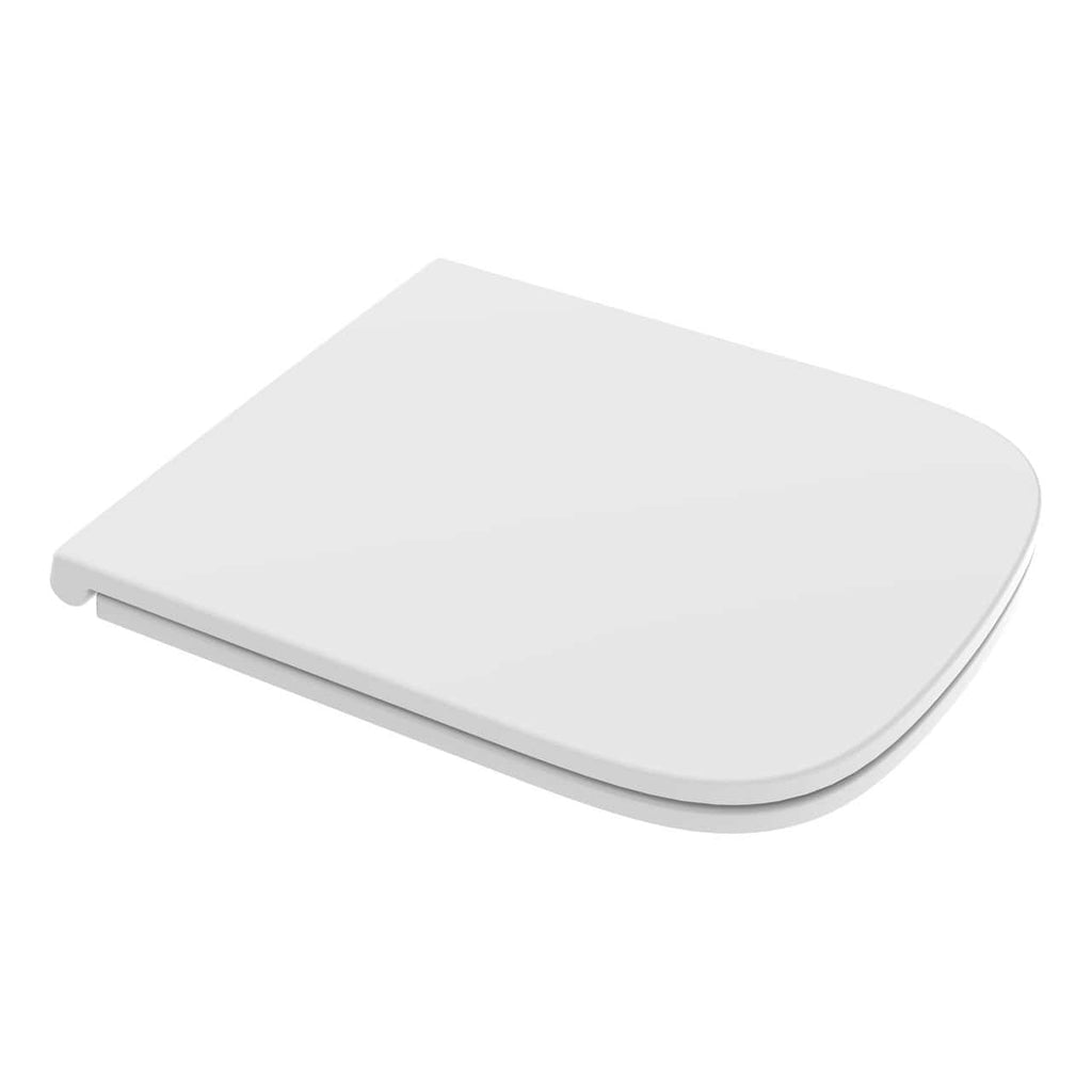 RAK Series 600 Slim Sandwich Quick Release Soft Close Seat - White