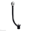 Bathroom Chrome Bath Waste With Plug And Chain-0