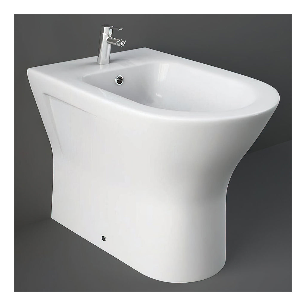 RAK Resort Back To Wall Bidet - 1 TH - Alpine White