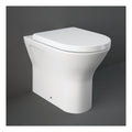 RAK Resort Rimless Comfort Height Back to Wall Toilet With Soft Close Seat - White