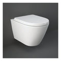 RAK Resort Wall Hung Toilet With Soft Close Seat - White