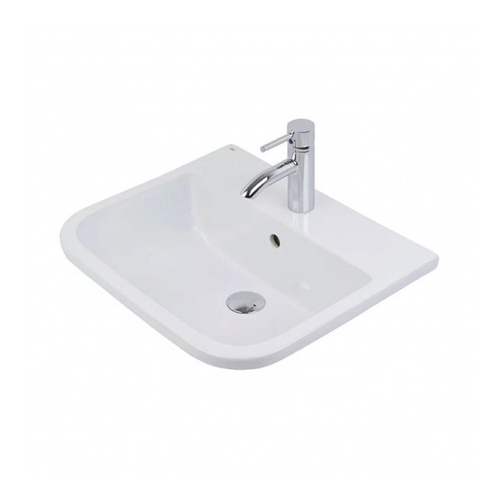 RAK Series 600 Inset Basin - 500mm Wide - 1 TH - Alpine White