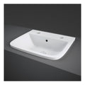 RAK Series 600 Inset Vanity Basin - 500mm Wide - 2 TH - Alpine White