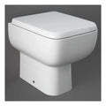 RAK Series 600 Rimless Back to Wall Toilet With Soft Close Seat - White