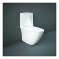 RAK Sensation Fully Back Rimless Close Coupled Toilet With Cistern And Soft Close Seat - White