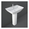 RAK Summit Basin With Full Pedestal - 500mm Wide - 1 TH - Alpine White