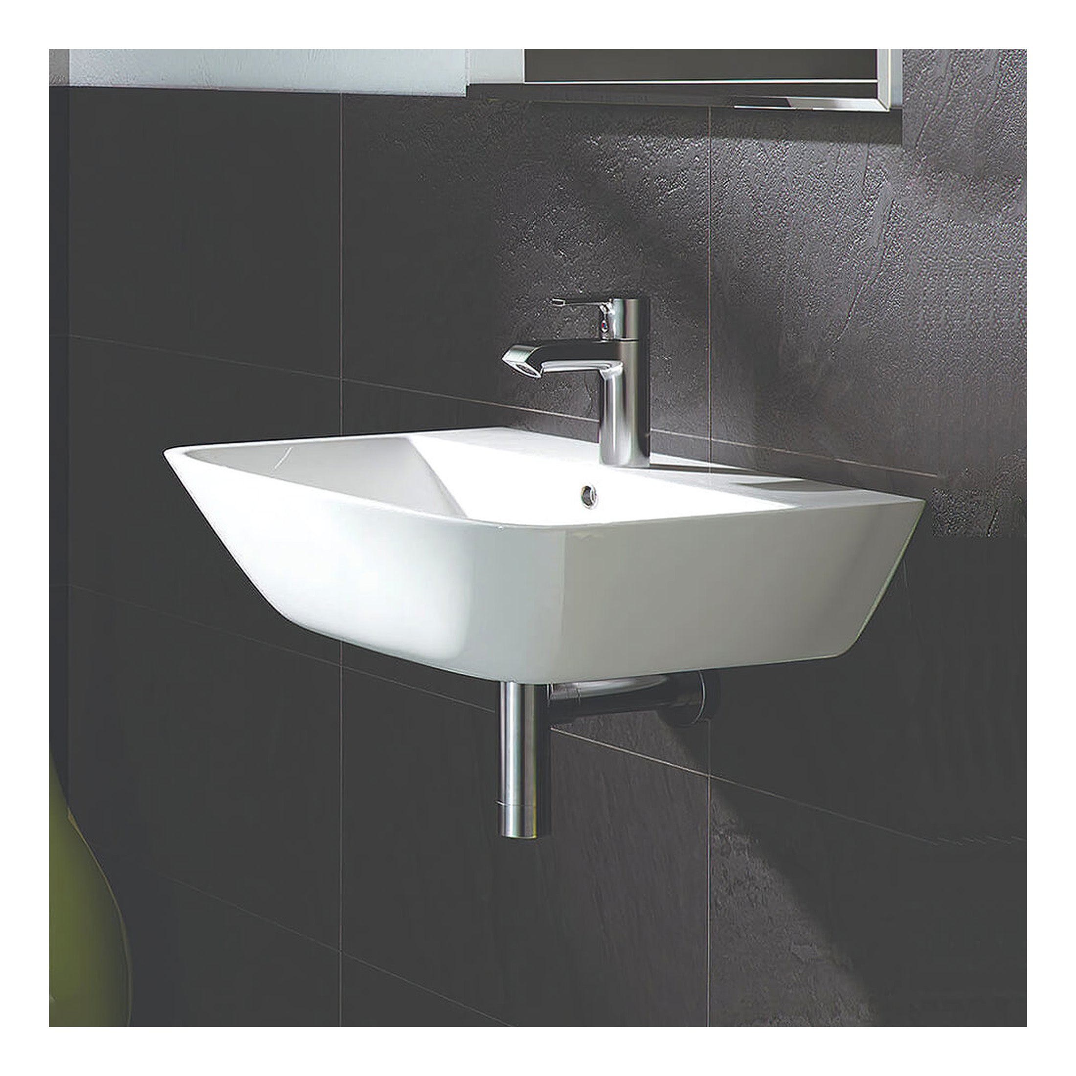 RAK Summit Cloakroom Wall Hung Basin - 400mm Wide - 1 TH - Alpine White