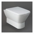 RAK Summit Hidden Fixations Wall Hung Toilet With Soft Close Seat - White