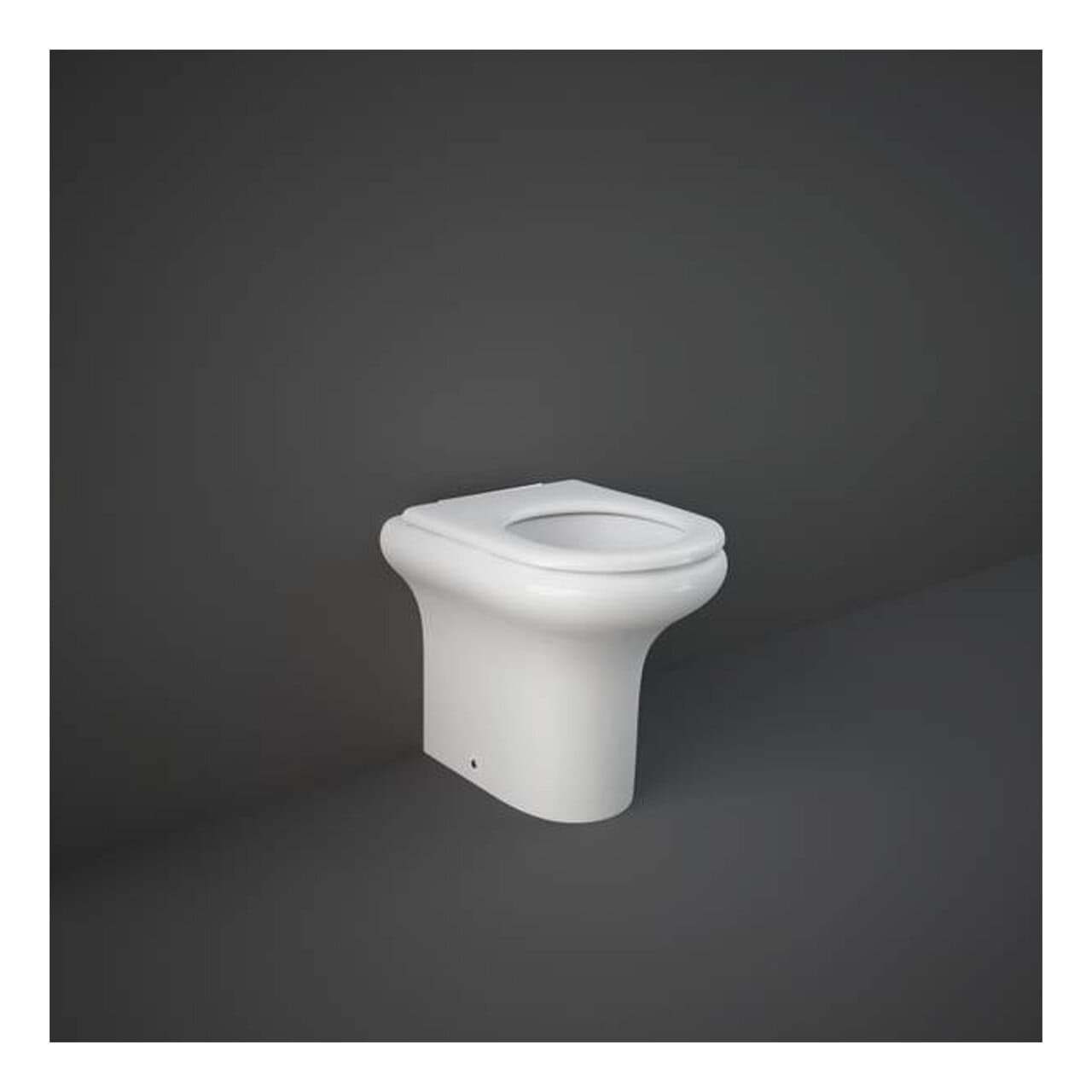 RAK Compact Special Needs Rimless Back to Wall Toilet With Soft Close Seat - White