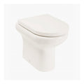 RAK Compact Comfort Height Rimless Back to Wall Toilet With Soft Close Seat - White