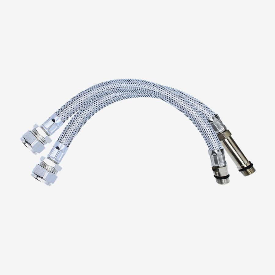 M12 X 15mm Monobloc Pair - 300mm Long Flexible Hoses