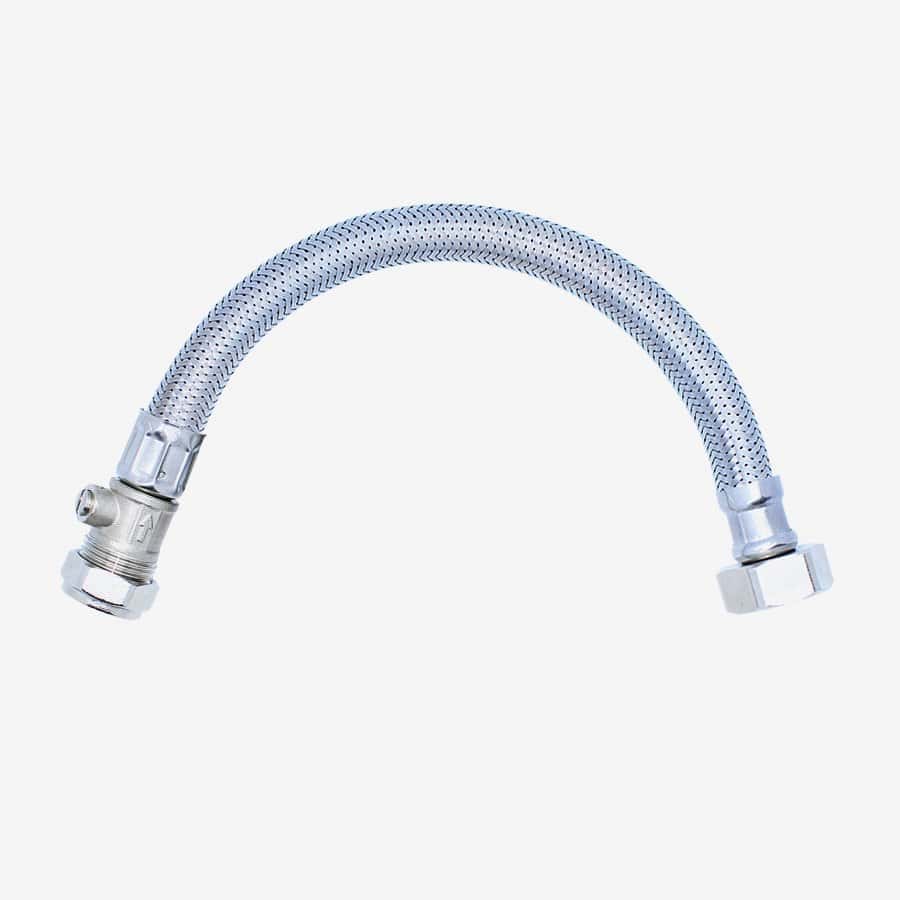 3/4" X 15mm Isolator - 300mm Long Flexible Hoses