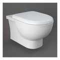 RAK Tonique Rimless Wall Hung Toilet With Soft Close Seat - White