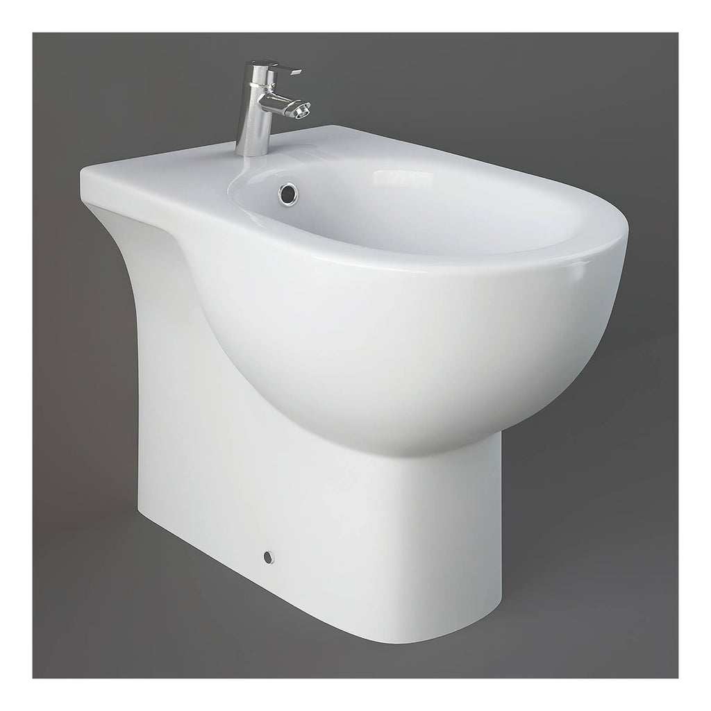 RAK Tonique Back to Wall Bidet - 1 TH - Alpine White