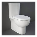 RAK Tonique Back to Wall Close Coupled Toilet With Cistern And Soft Close Seat - White