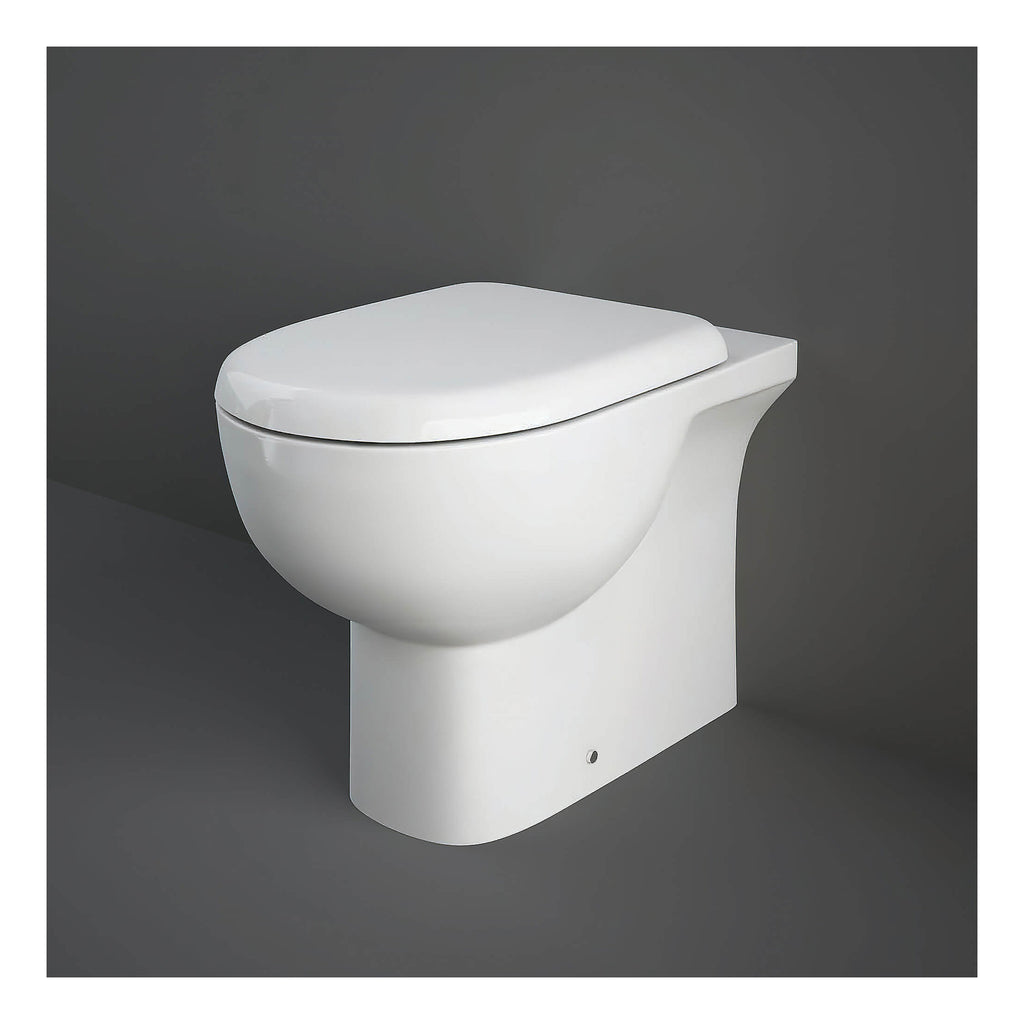 RAK Tonique Back to Wall Toilet With Soft Close Seat - White