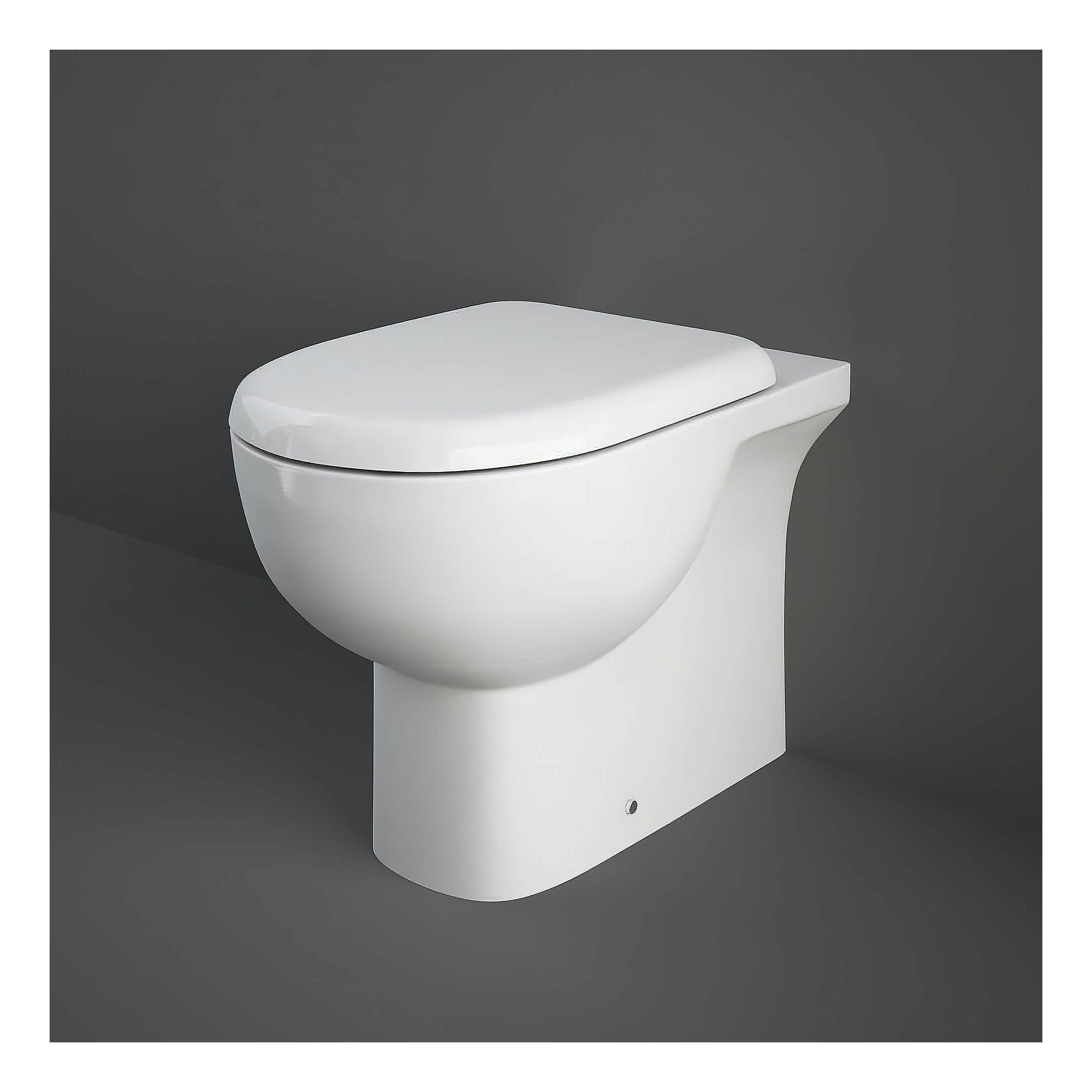 RAK Tonique Back to Wall Toilet With Soft Close Seat - White