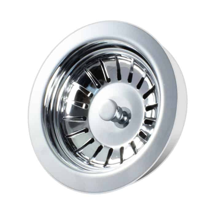 Chrome Basket Strainer Waste-0