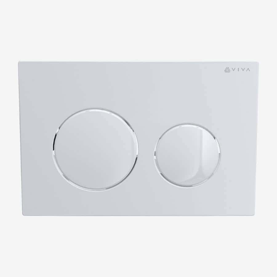 Skylo Ultra13 Gloss White Dual Flush Plate