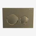 Skylo Ultra14 Brushed Brass Dual Flush Plate
