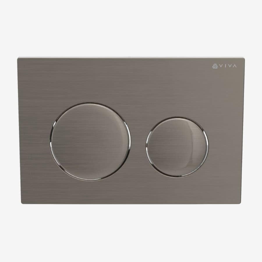 Skylo Ultra15 Brushed Nickel Dual Flush Plate