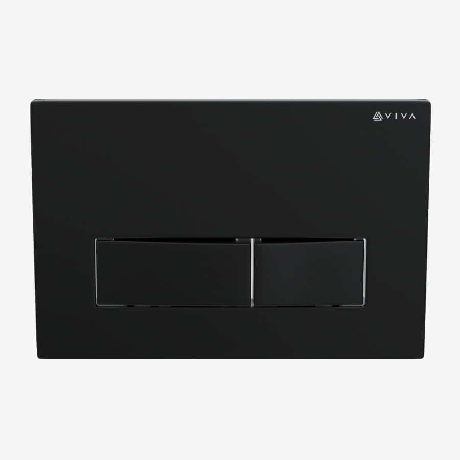 Skylo Ultra22 Matt Black Dual Flush Plate