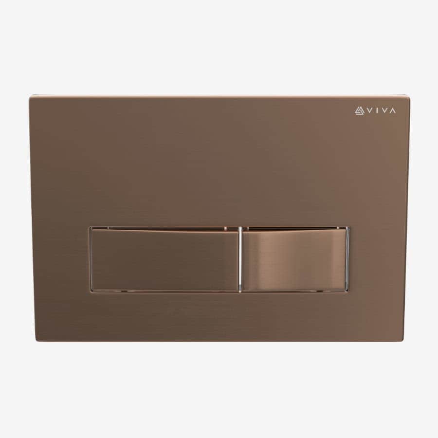 Skylo Ultra26 Brushed Copper Dual Flush Plate