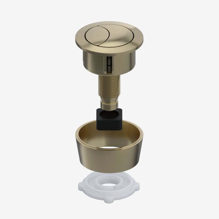 Brushed Brass Uni-Button