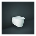 RAK Valet Rimless Wall Hung Toilet And Soft Close Toilet Seat - Matt White